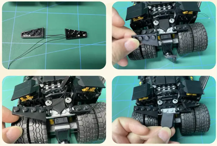 GAME OF BRICKS 76239 Light Kit for Batmobile Tumbler Scarecrow Showdown - 12