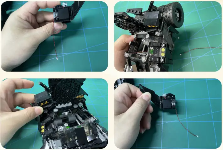 GAME OF BRICKS 76239 Light Kit for Batmobile Tumbler Scarecrow Showdown - 5