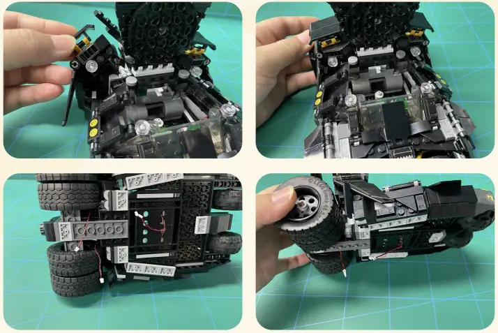 GAME OF BRICKS 76239 Light Kit for Batmobile Tumbler Scarecrow Showdown - 6