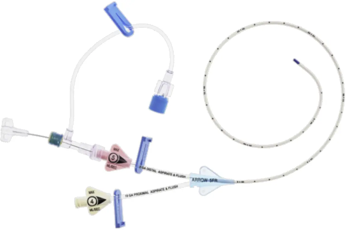 Teleflex EU-25052-HPMSB Pressure Injectable Two-Lumen PICC