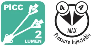 Pressure Injectable Two-Lumen PIC