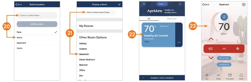 AprilAire S86W MUPR WiFi Thermostat-5