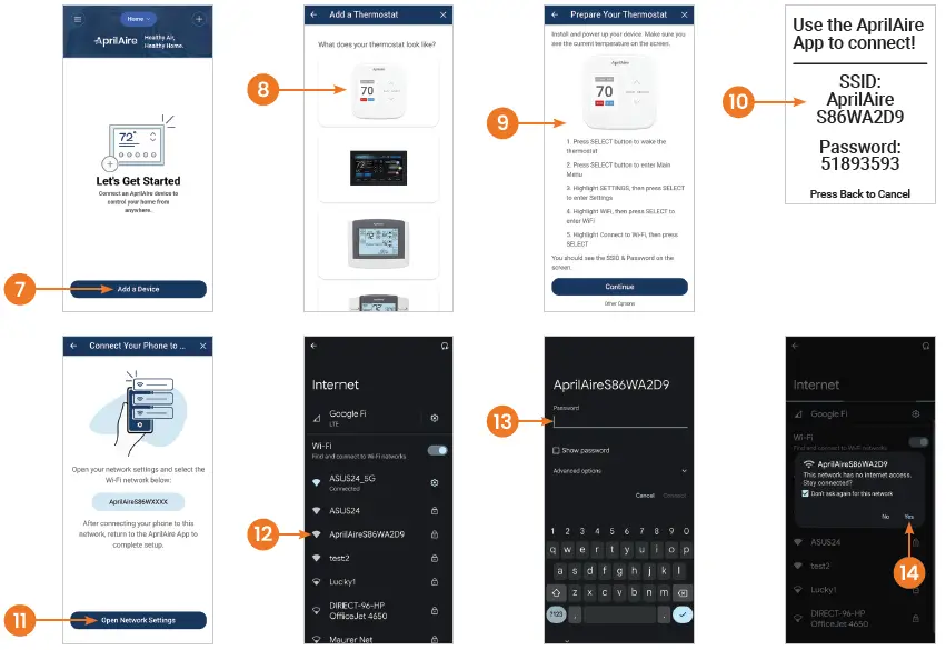 AprilAire S86W MUPR WiFi Thermostat-7
