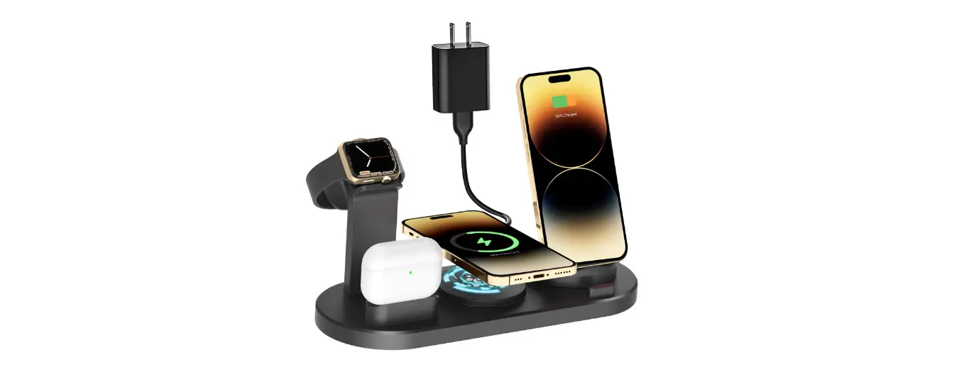 Chargers Th03 Magnetic 4 In 1 Wireless Fast Charger Dock User Guide Chargers Th03 Magnetic 4 In 1 Wireless Fast Charger Dock User Guide