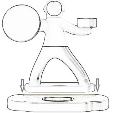 Chargers TH03 Magnetic 4 in 1 Wireless Fast Charger Dock-fig4