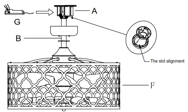 WAREHOUSE DW01W08 25 Inch Ceiling Fan - fig 16