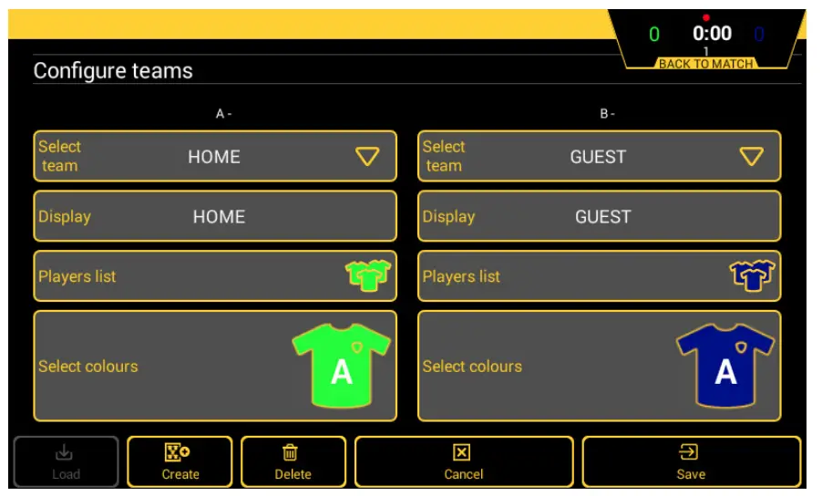 Bodet Scorepad Multisport Touchscreen Keyboard - fig 1