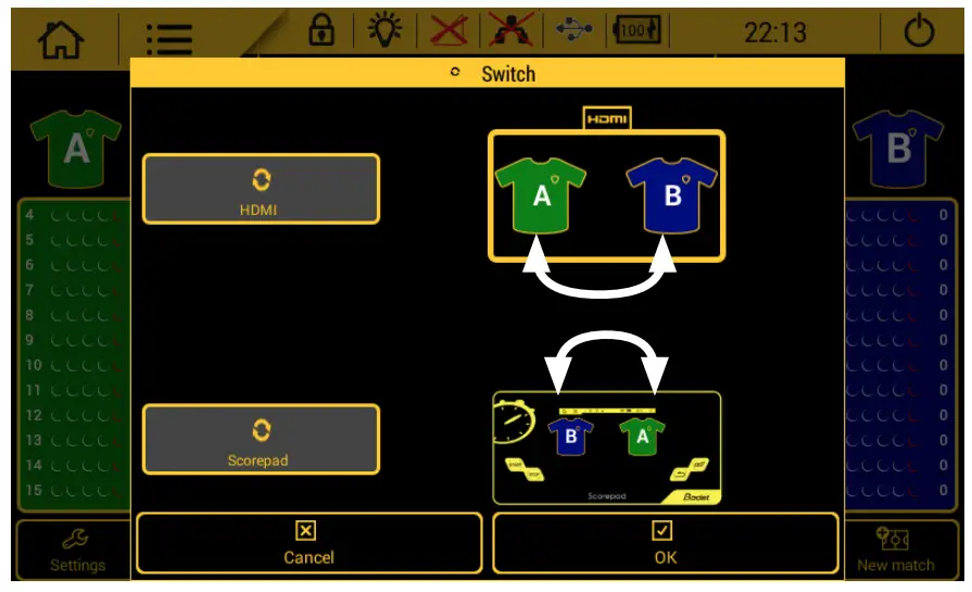 Bodet Scorepad Multisport Touchscreen Keyboard - fig 2