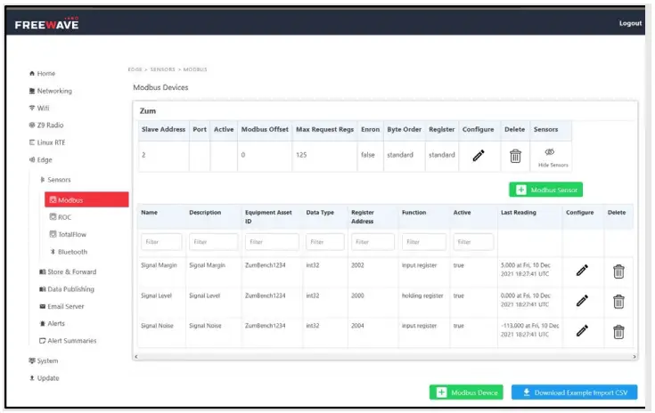 Configure FreeWave Edge Polling