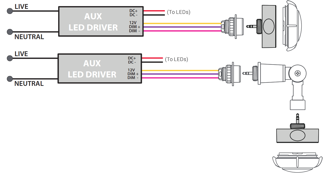 NICOR NLC NLCPEJ1WH LHW Network Lighting Controls - WIRING DIAGRAM