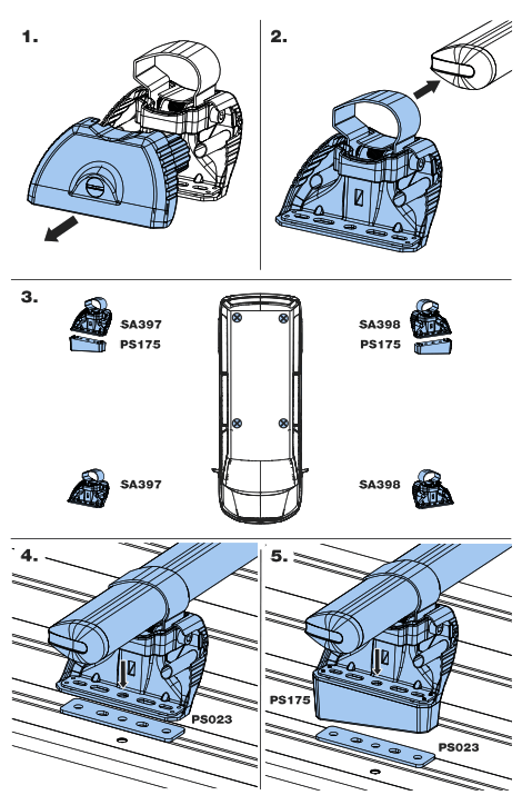 Rhino ID2PR FL KammBar Aluminium Roof Bars - FIG 1