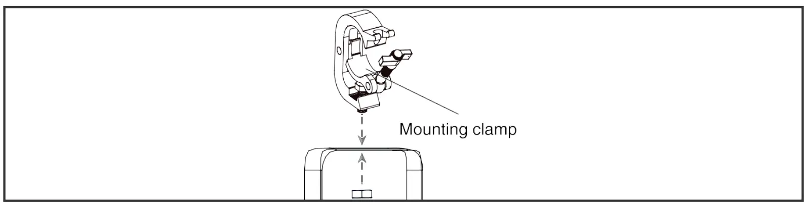 Mounting the fixture on a truss