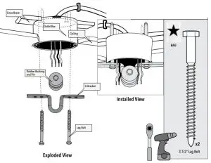 Installing the Ceiling Hardware