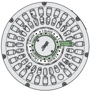 Installing the Blades: HISTORIC 4 Blade Configuration