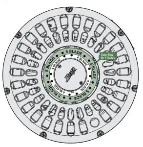 Installing the Blades: CLASSIC 5 Blade Configuration