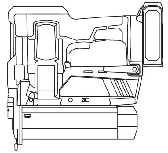 BHTOP 18V Air Cordless Stapler Nailer