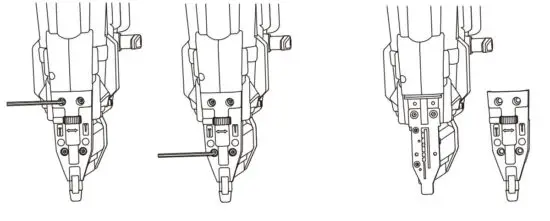 FIG 17 Removing a jammed nail or staple