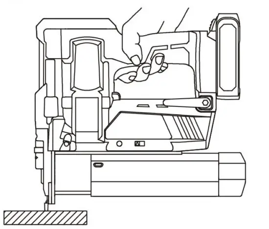 FIG 18 Removing a jammed nail or staple