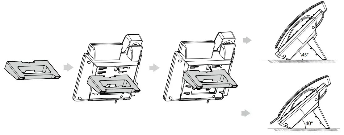 Yealink SIP T30 Classic IP Phone - Assembling the Phone