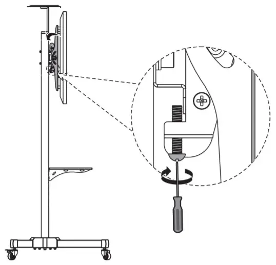 Neomounts M1700E Plasma Floor stand - Step12c