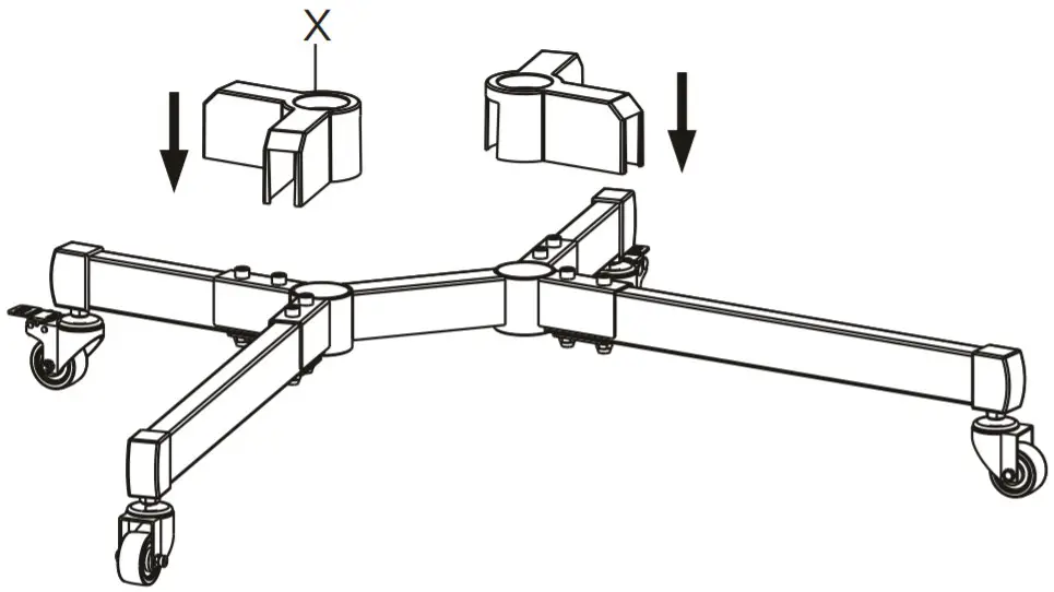 Neomounts M1700E Plasma Floor stand - Step2