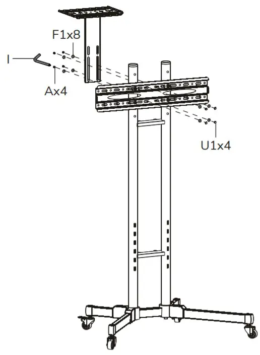 Neomounts M1700E Plasma Floor stand - Step9