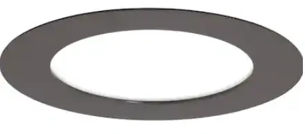 PROGRESS LIGHTING P800005 Edgelit Recessed 6-in Antique Bronze Open Recessed Light Trim