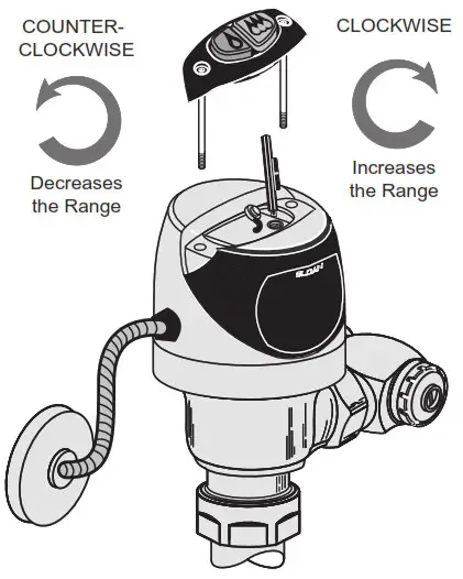 SLOAN 0325304 Exposed Battery Powered Sensor - Fig2