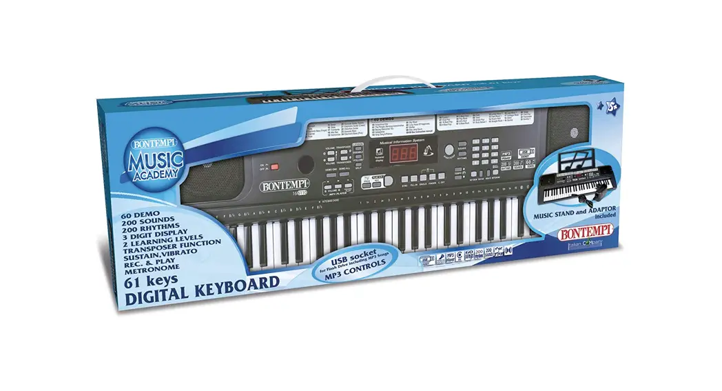 Bontempi 16 6110 61 Keys Electronic Keyboard Owner's Manual