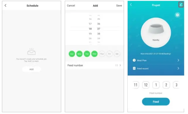 Prupet PP305 Dry Food Automatic Pet Feeder - fig3