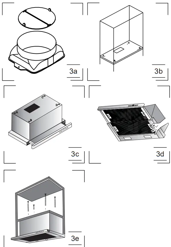 Amica OTS6512I Kitchen Extractor Hood - fig 3
