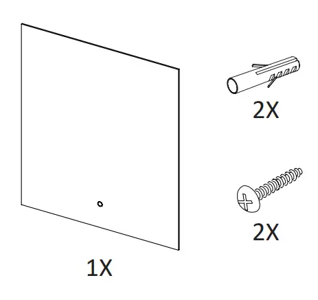 newtech Broadway Ambience Back-Lit Rectangular Mirror 2