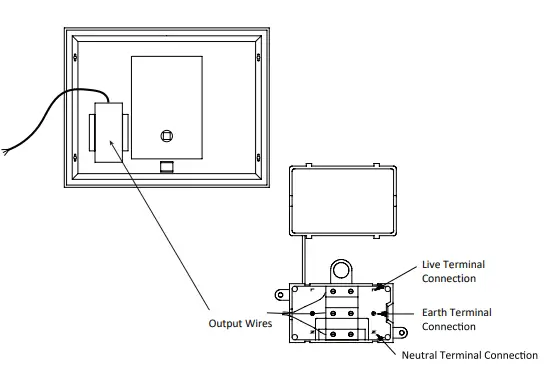 newtech Broadway Ambience Back-Lit Rectangular Mirror 3