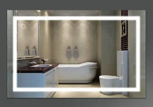 newtech Broadway Ambience Back-Lit Rectangular Mirror