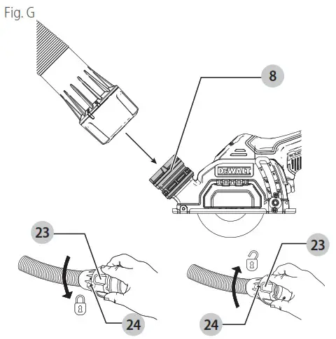 DEWALT DCS438 3 Inch Cut Off Tool - Product Overview 6