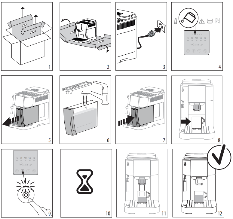 DeLonghi ECAM22X 2Y 22X 3Y Magnifica Start Bean to Cup Espresso and Cappuccino Machine - fig 2