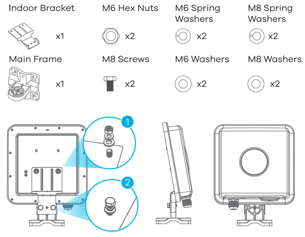 ZYXEL LTE7480 M804 4G LTE A Outdoor Router - table