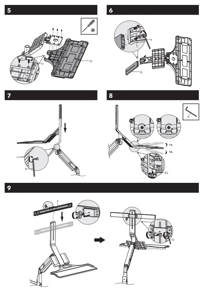 AlzaErgo APW-EGSSC120B Sit-Stand Desk Converter - fig 4