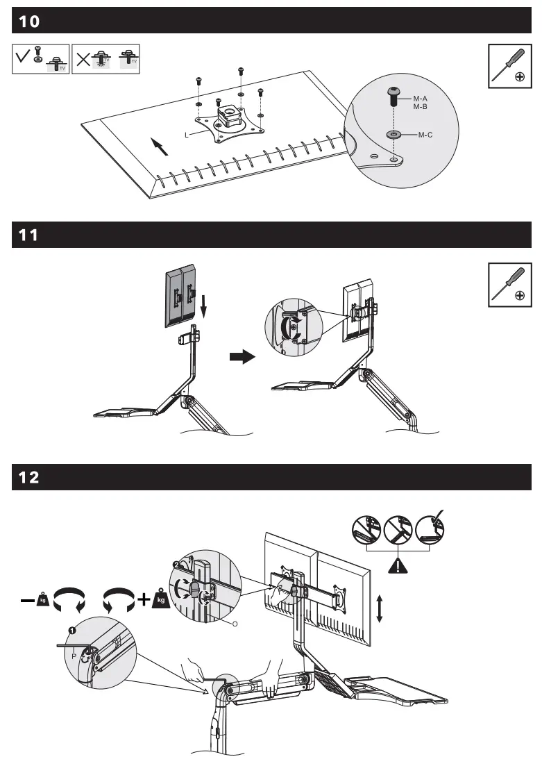 AlzaErgo APW-EGSSC120B Sit-Stand Desk Converter - fig 5