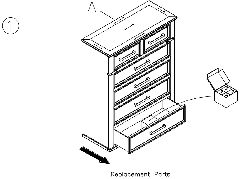 ASHLEY-B772-46-Russelyn-5-Drawer-Chest-FIG-2