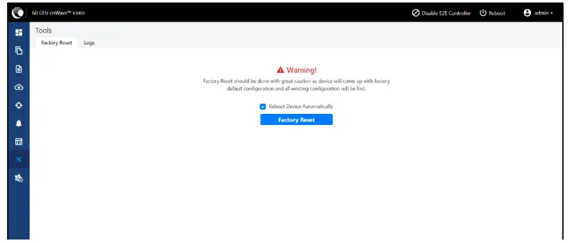 Cambium Networks cnWave 60 GHz V5000 Distribution Node - Factory Rese