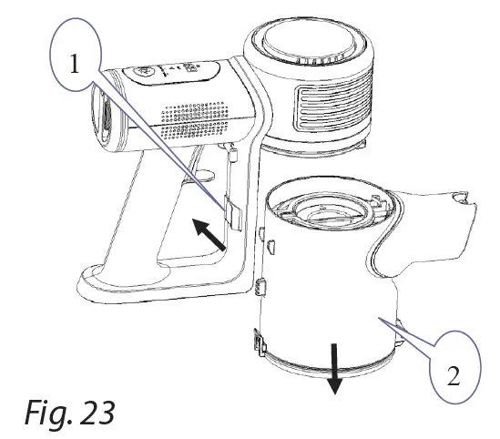 ARDESTO CVC-D0611BB Cordless Vacuum Cleaner 11