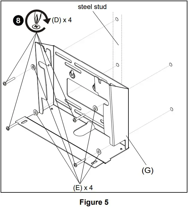 CHIEF SKM24AW Kiosk Wall Mount - FIGURE 5