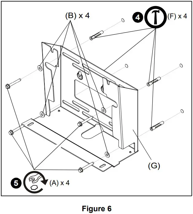 CHIEF SKM24AW Kiosk Wall Mount - FIGURE 6