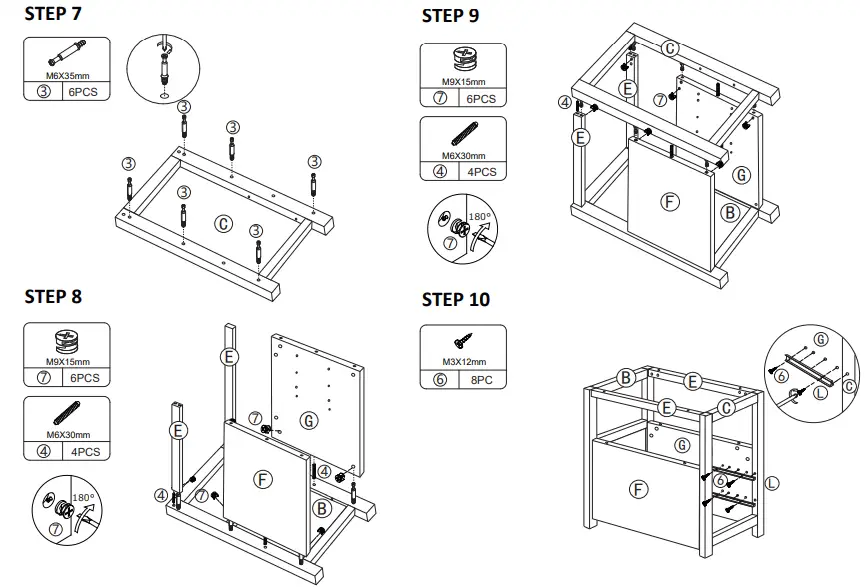 JAXSUNNY-HG61L1254-End-Table-with-2-Drawers-and-Open-Shelf-for-Living-Room-fig-8