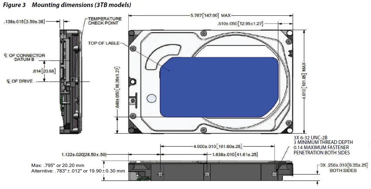 SEAGATE ST6000VX001 SkyHawk video Surveillance 3