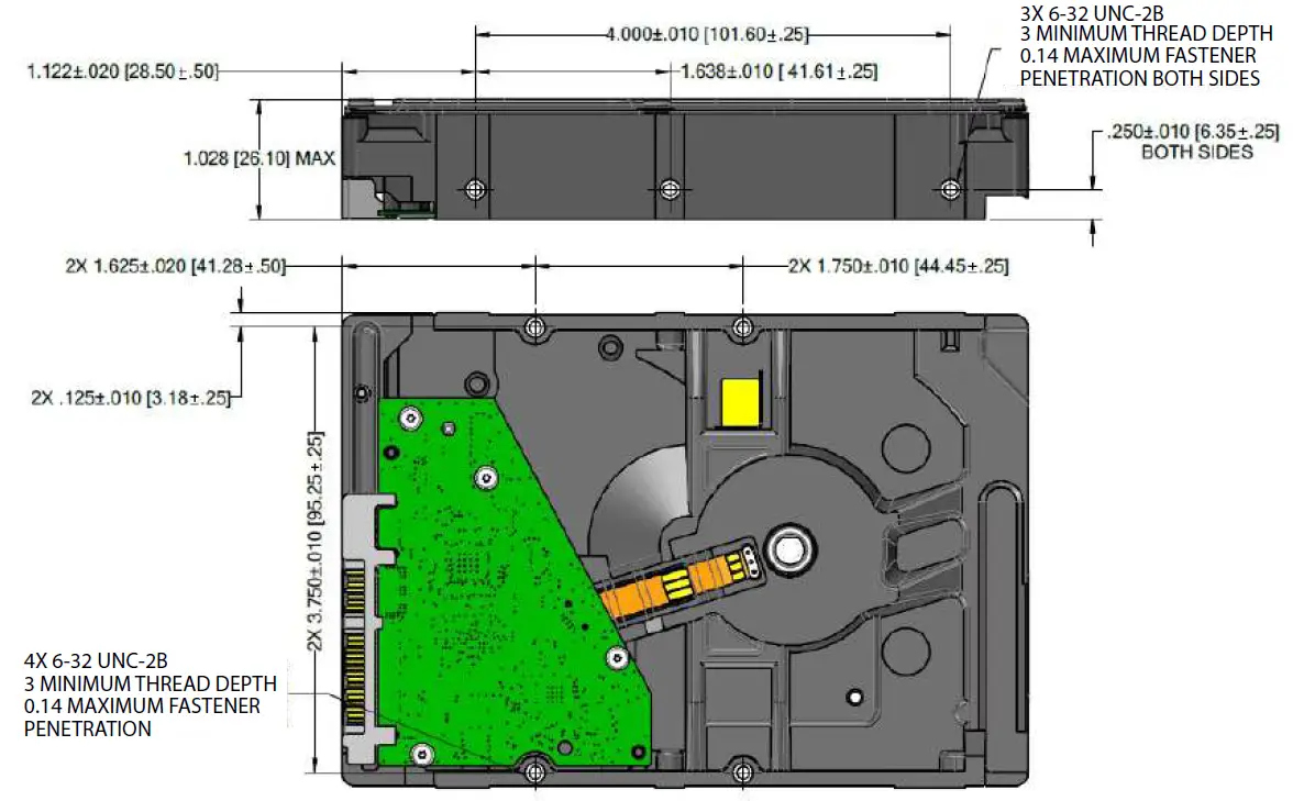 SEAGATE ST6000VX001 SkyHawk video Surveillance 6