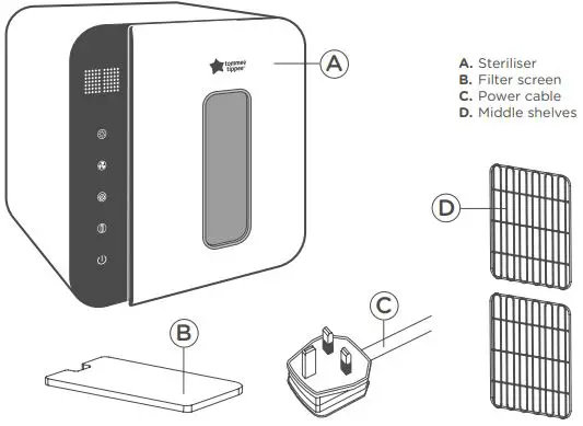 tommee tippee Ultra UV 3 in 1 Sterilizer Dryer and Storage Machine-fig2
