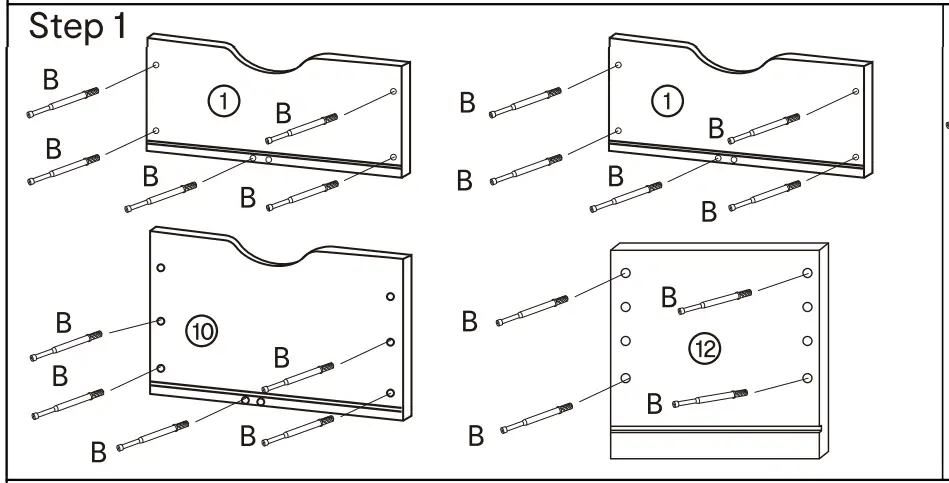 Kmart Desk Drawers 42936923 Oak Look - step 1