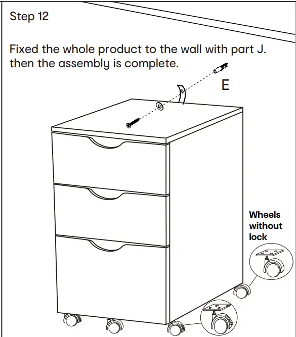Kmart Desk Drawers 42936923 Oak Look - step 12